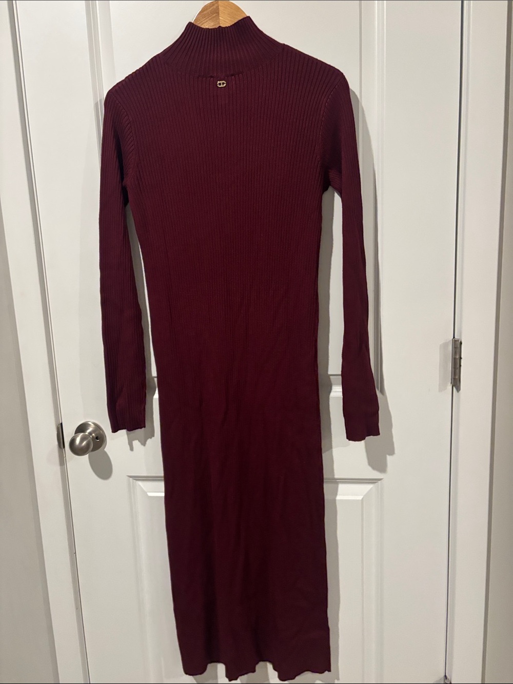 Merritt Easy Long Sleeve Rib Sweater Dress - Picture 5 of 7